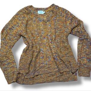 Multicolored knit sweater